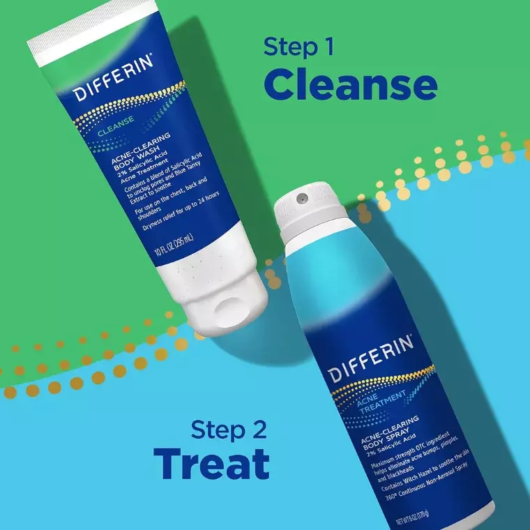 Differin Acne-Clearing Body Wash (295ml)(Exp-2027-04)