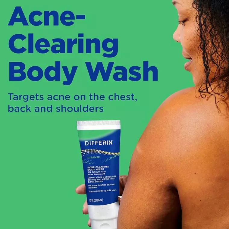 Differin Acne-Clearing Body Wash (295ml)(Exp-2027-04)