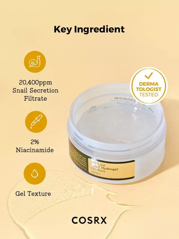 Cosrx Advanced Snail Hydrogel Eye Patch (90g)