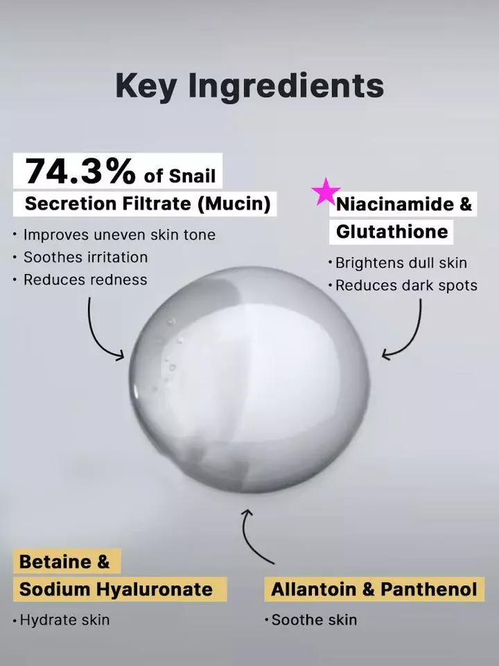 Cosrx Advanced Snail Radiance Dual Essence (80ml)