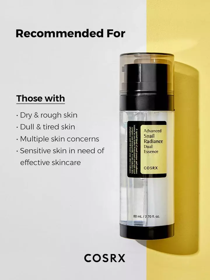 Cosrx Advanced Snail Radiance Dual Essence (80ml)