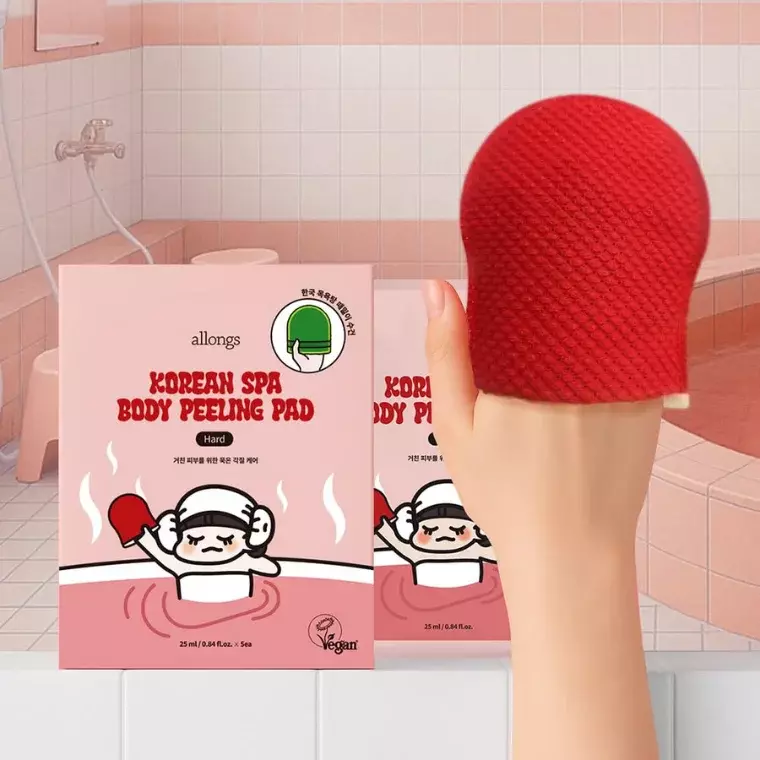 Allongs Korean Spa Body Peeling Pads #Hard (25ml)