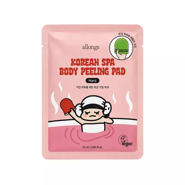 Allongs Korean Spa Body Peeling Pads #Hard (25ml)