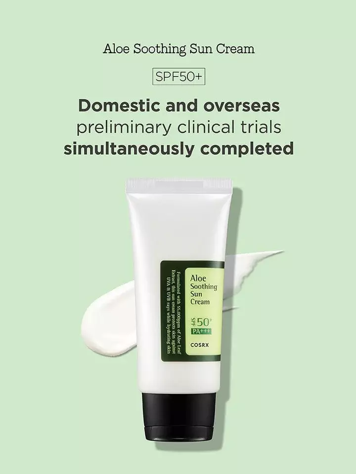 Cosrx Aloe Soothing Sun Cream SPF50+ PA+++ (50ml)