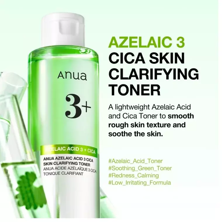 Anua Azelaic Acid 3 Cica Skin Clarifying Toner (250ml)