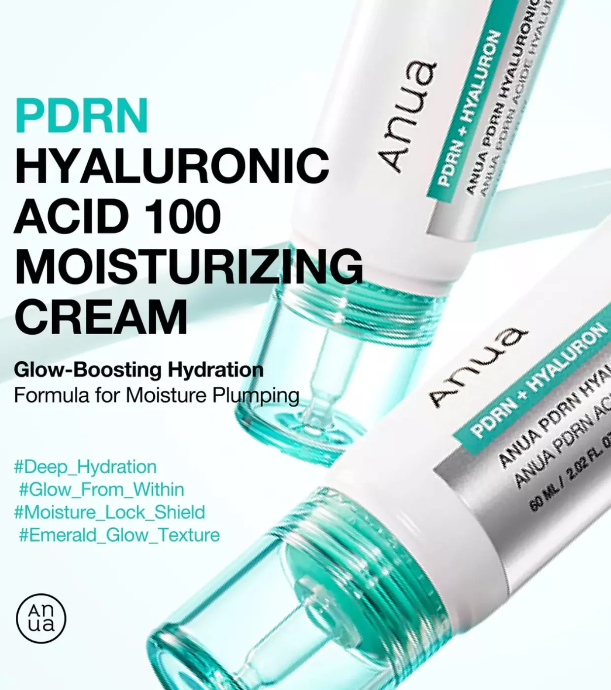 Anua PDRN Hyaluronic Acid 100 Moisturizing Cream 60ml
