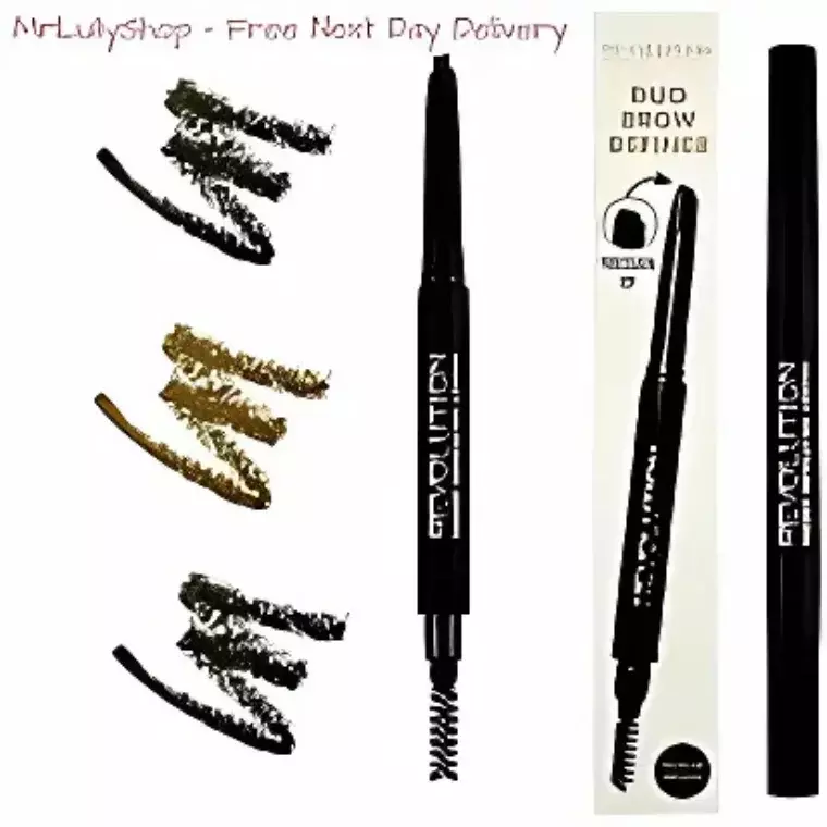 Revolution Duo Brow Definer #Brown (0.15gm)