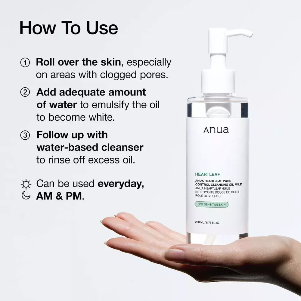 Anua Heartleaf Pore Control Cleansing Oil Mild (200ml)