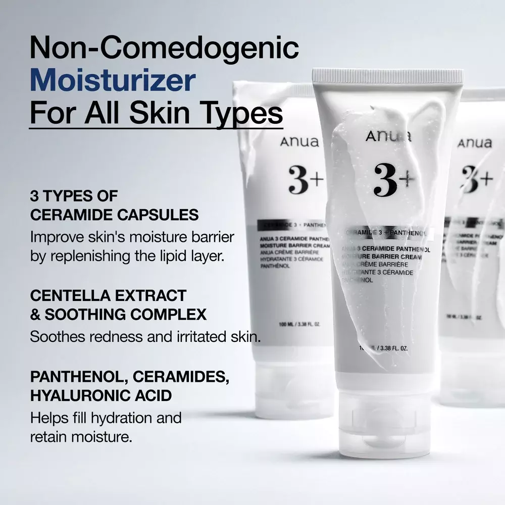Anua  3+ Ceramide Panthenol Moisture Barrier Cream 100ml