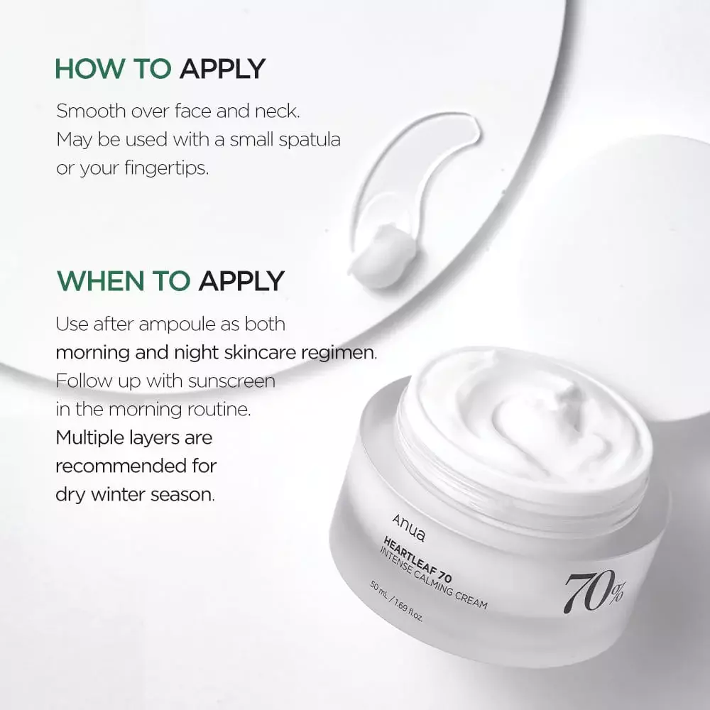Anua Heartleaf 70% Intense Calming Cream