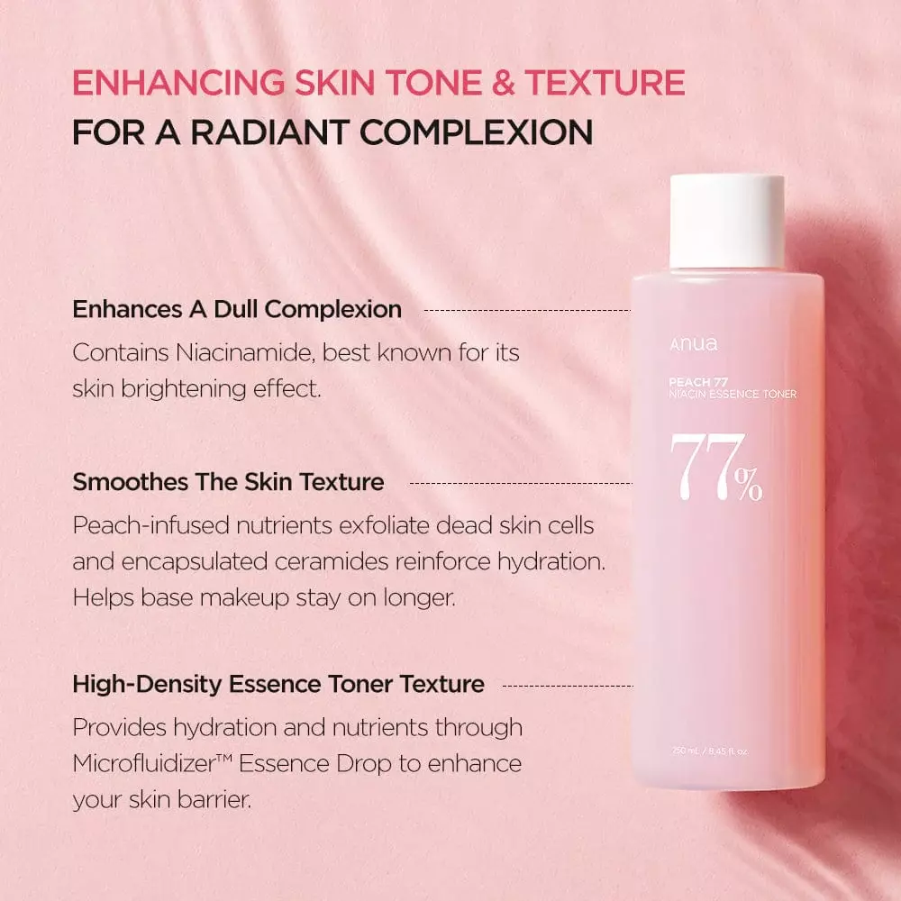 Anua Peach 77 Niacin Essence Toner (250ml)