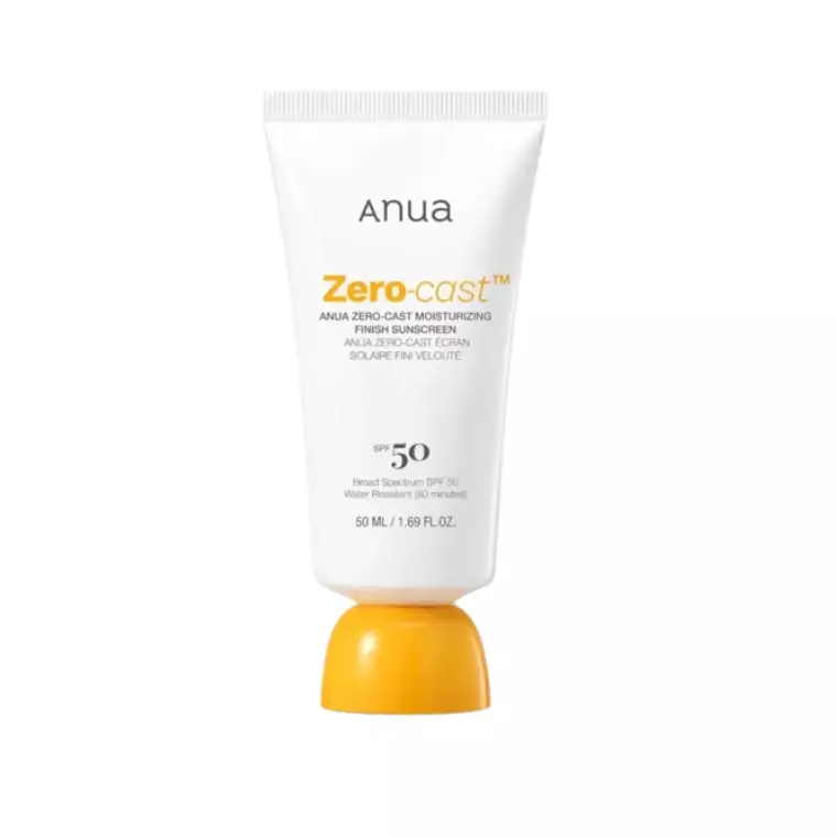Anua Zero Cast Moisturizing Finish Sunscreen (50ml)