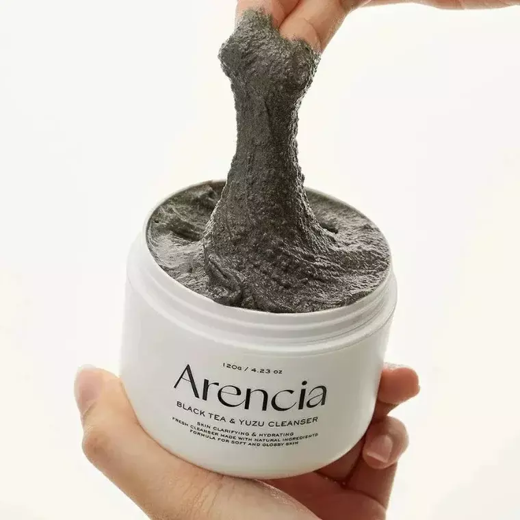 Arencia Fresh Black Tea & Yuzu Rice Mochi Cleanser (120gm)