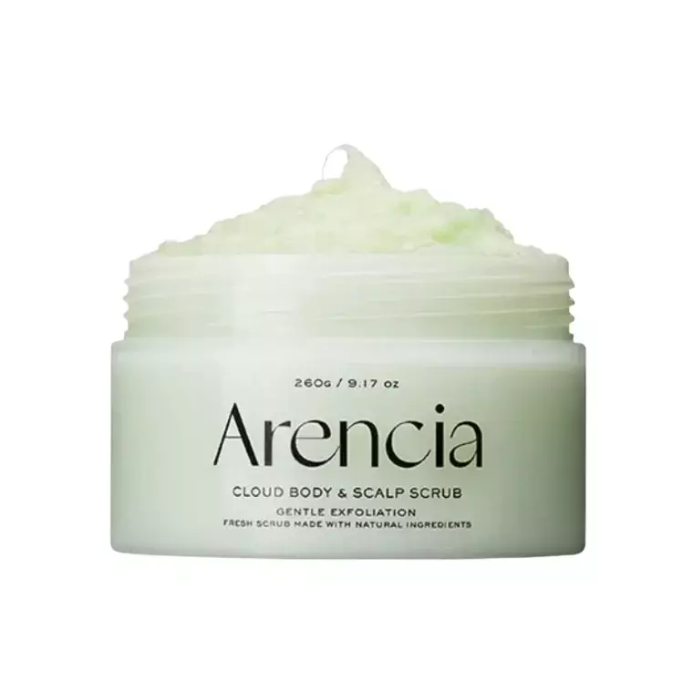 Arencia Fresh Cloud Body & Scalp Scrub (Geranium & Prim Rose) 260g