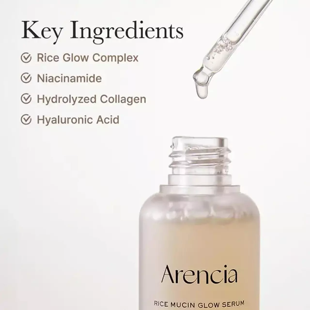 ARENCIA Rice Mucin Glow Serum 30ml