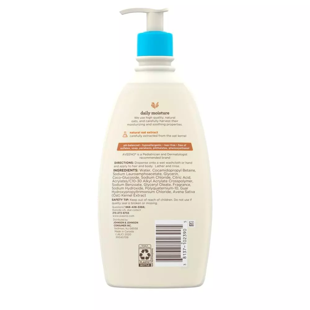 Aveeno Daily Moisture Baby Wash & Shampoo (976ml)