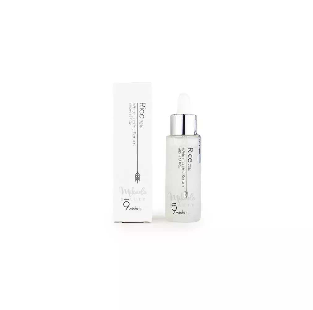 9wishes Rice 72% White Lucent Serum
