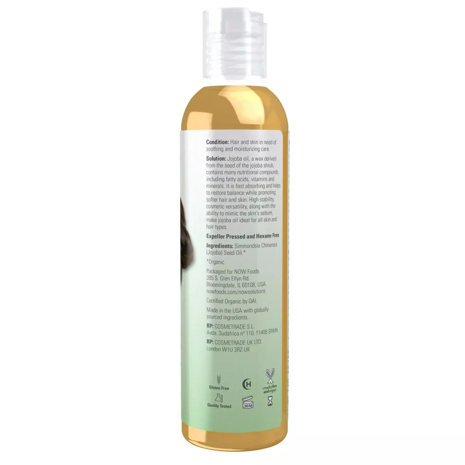 Now Foods Jojoba Oil, Organic 237ml