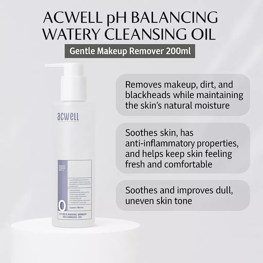 Acwell pH Balancing Watery Cleansing Oil