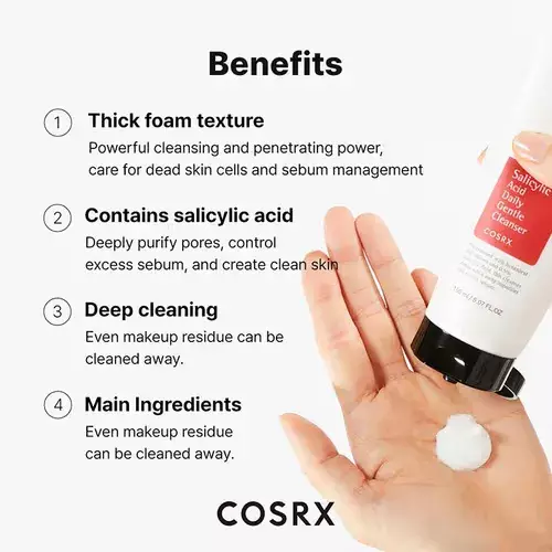 Cosrx Salicylic Acid Daily Gentle Cleanser (150ml)
