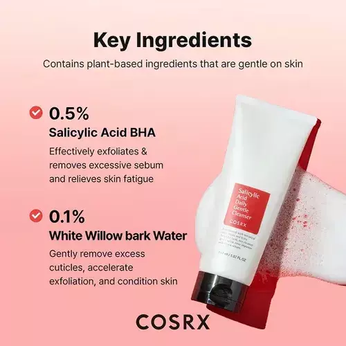 Cosrx Salicylic Acid Daily Gentle Cleanser (50ml)