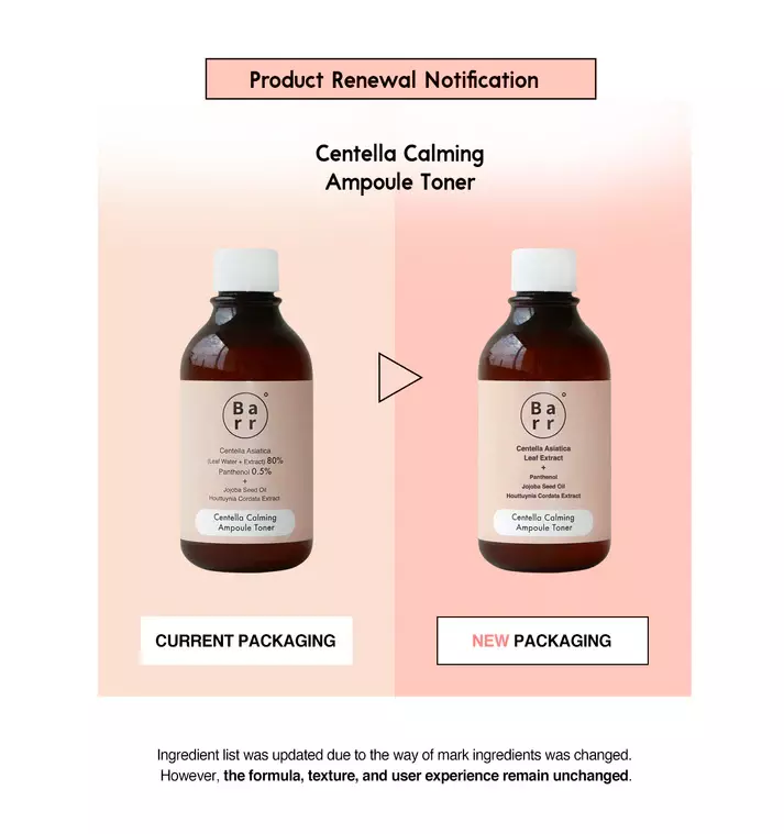 Barr Centella Calming Ampoule Toner (200ml)