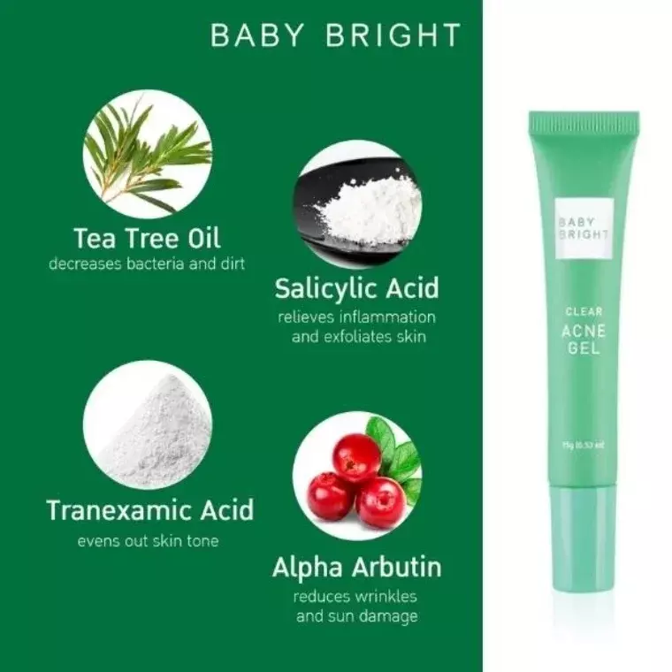 Baby Bright Clear Acne Gel (15gm)