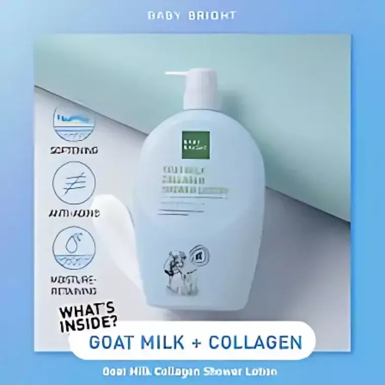 Baby Bright Collagen Shower Lotion (750ml)
