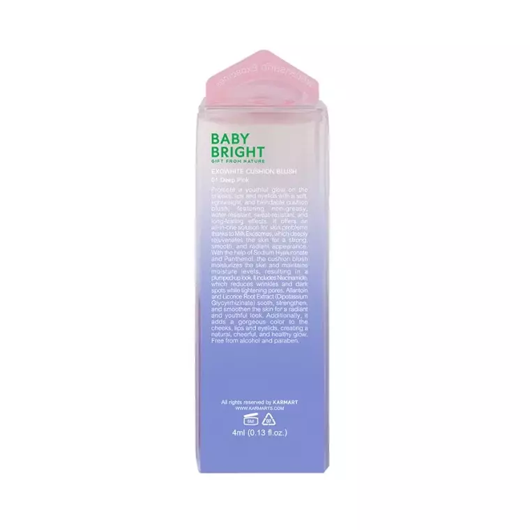 Baby Bright Exowhite Cushion Blush #01 Deep Pink (4ml)
