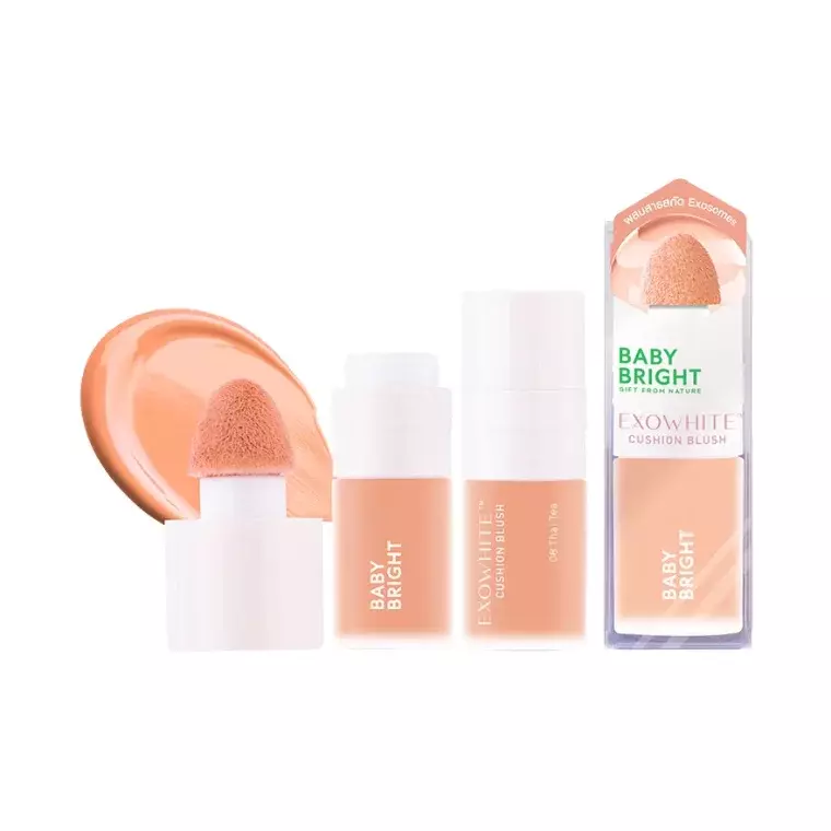 Baby Bright Exowhite Cushion Blush #08 Thai Tea (4ml)