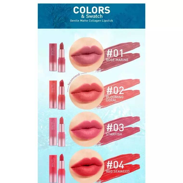 Baby Bright Gentle Matte Collagen Lipstick #03 Starfish (3.7gm)