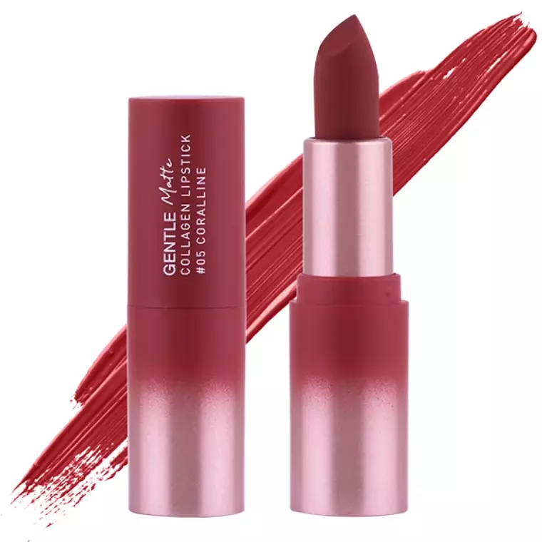 Baby Bright Gentle Matte Collagen Lipstick #05 Coralline (3.7gm)