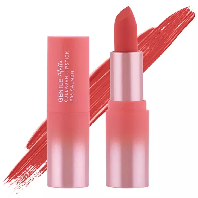 Baby Bright Gentle Matte Collagen Lipstick #06 Salmon (3.7gm)