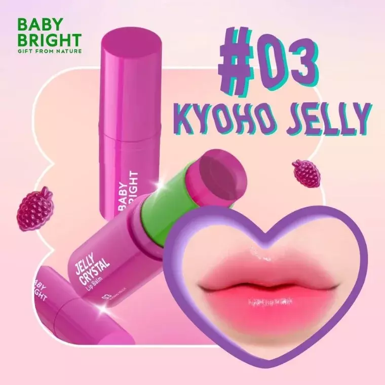 Baby Bright Jelly Crystal Lip Balm #03 Kyoho Jelly (6.4gm)