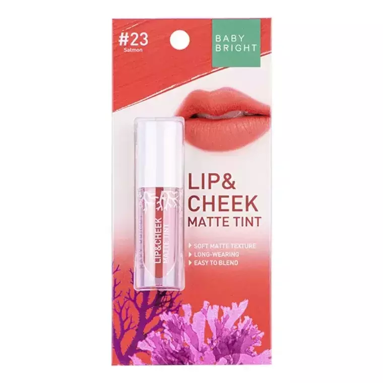 Baby Bright Lip & Cheek Matte Tint  #23 Salmon (2.4gm)