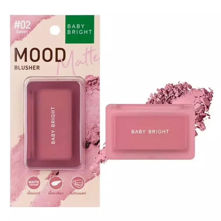 Baby Bright Mood Matte Blusher #02 Sweet (4.5gm)