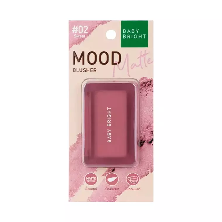 Baby Bright Mood Matte Blusher #02 Sweet (4.5gm)