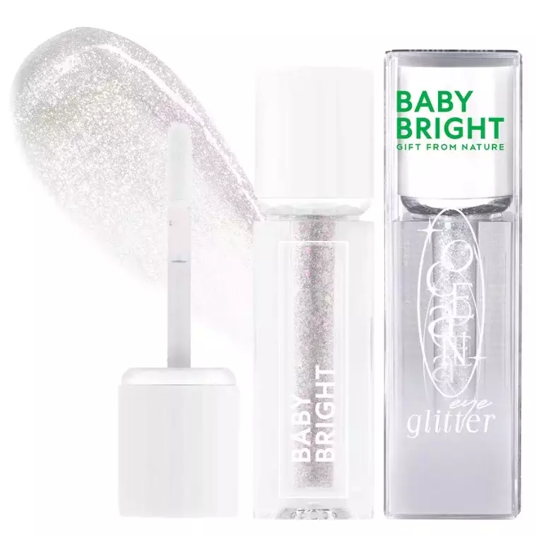 Baby Bright Ocean Eye Glitter #01 White Pearl (1.8gm)