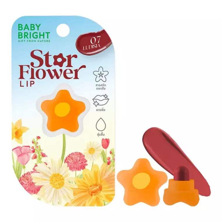 Baby Bright Star Flower Lip–#07 Ludisia (0.95gm)