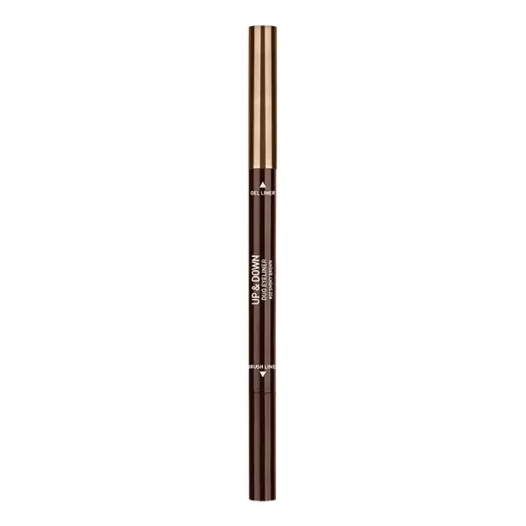 Baby Bright Up And Down Duo Eyeliner #02 Smoky Brown (0.1gm+0.35gm)