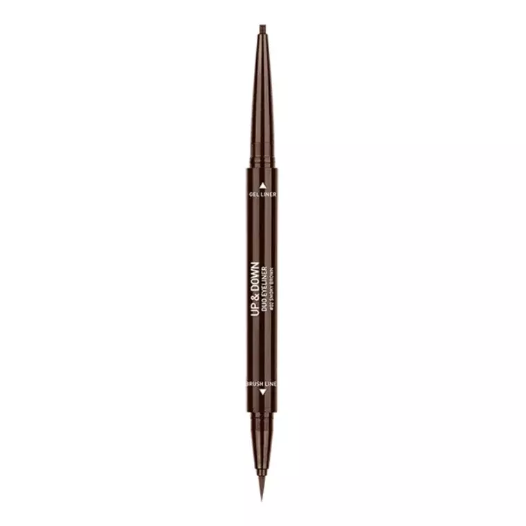 Baby Bright Up And Down Duo Eyeliner #02 Smoky Brown (0.1gm+0.35gm)