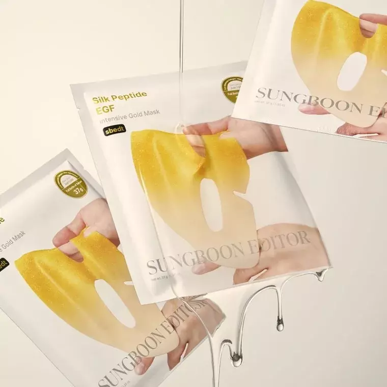 Sungboon Editor Silk Peptide EGF Gold Mask (37gm)