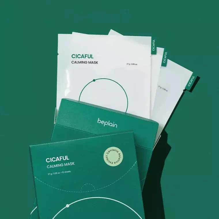 Beplain Cicaful Calming Mask (1 pc)(27gm)