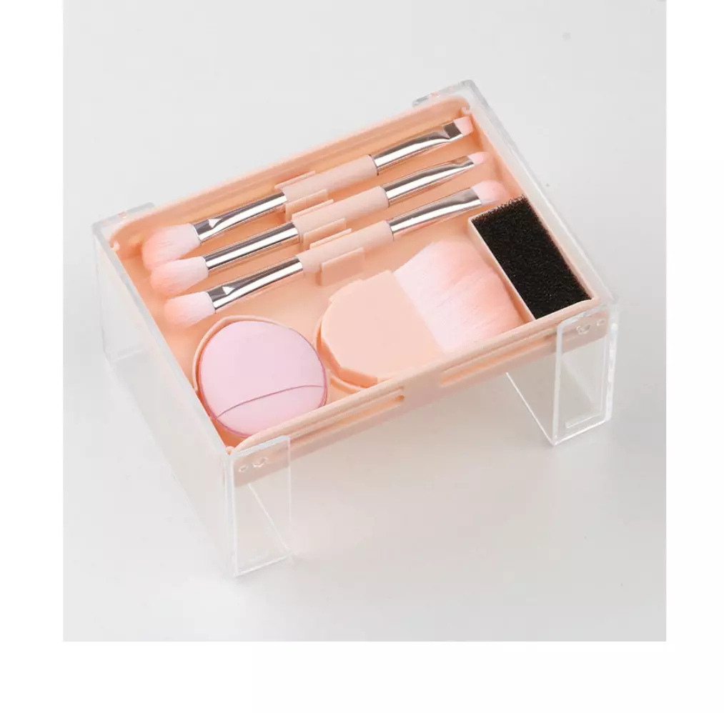 Blink 8-in-1 Pushable makeup brush Set# Pink