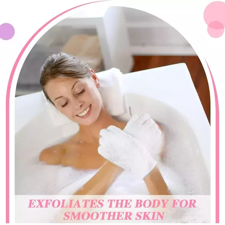 Blink Finger Exfoliating Gloves #White (1Pair)