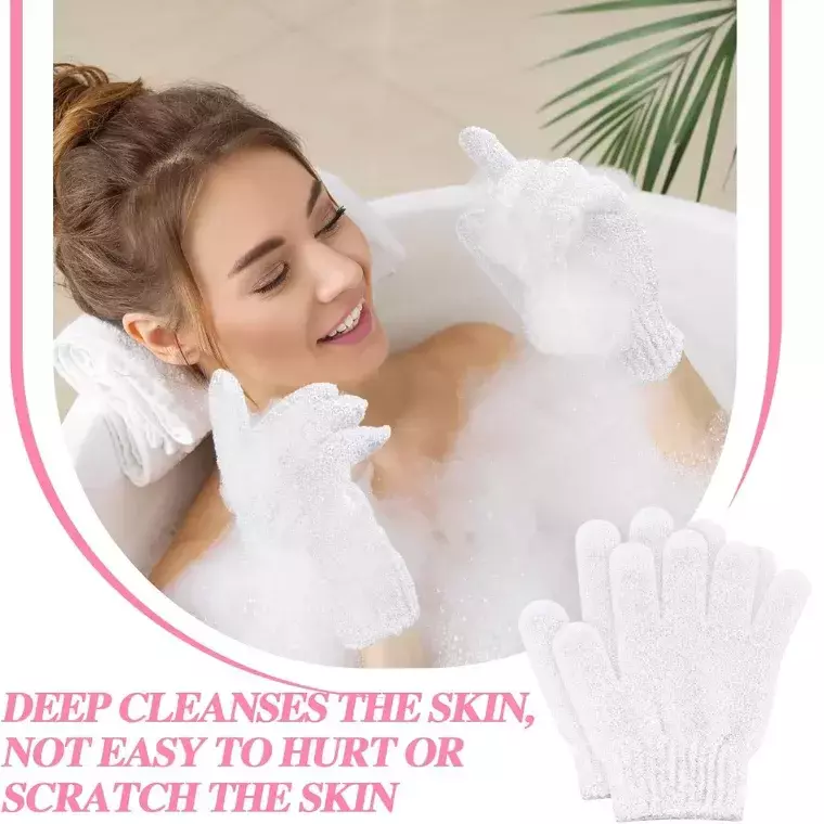 Blink Finger Exfoliating Gloves #White (1Pair)