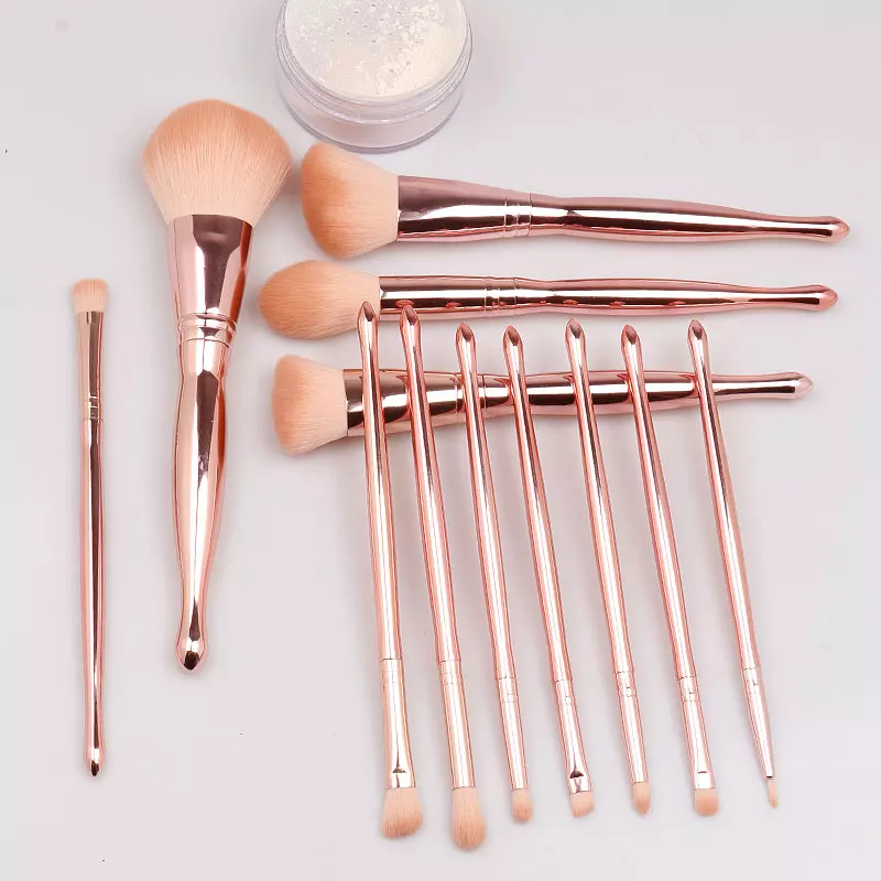Blink Makeup Brush 10pcs Set# Rose Gold