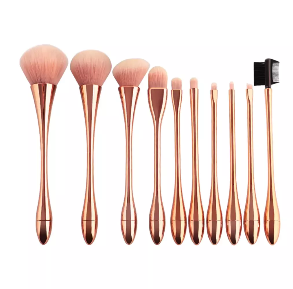 Blink Makeup Brush 10pcs Set# Rose Gold