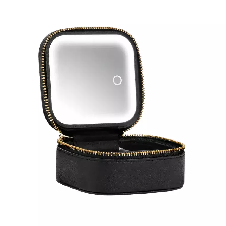 Blink Portable Cosmetic Bag with Mirror LED Light# Black
