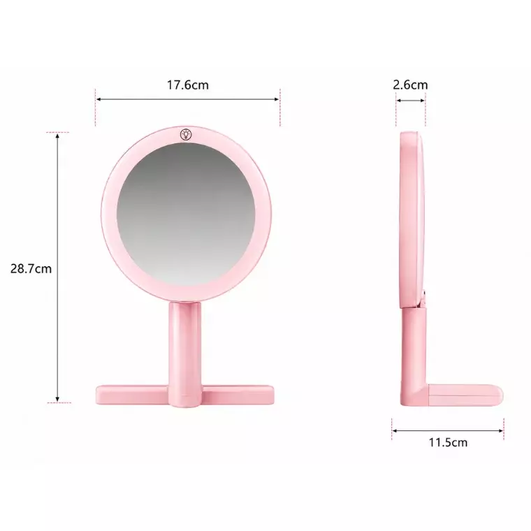 Blink X1/X10 Double-Sided LED Mirror #Pink